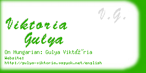 viktoria gulya business card